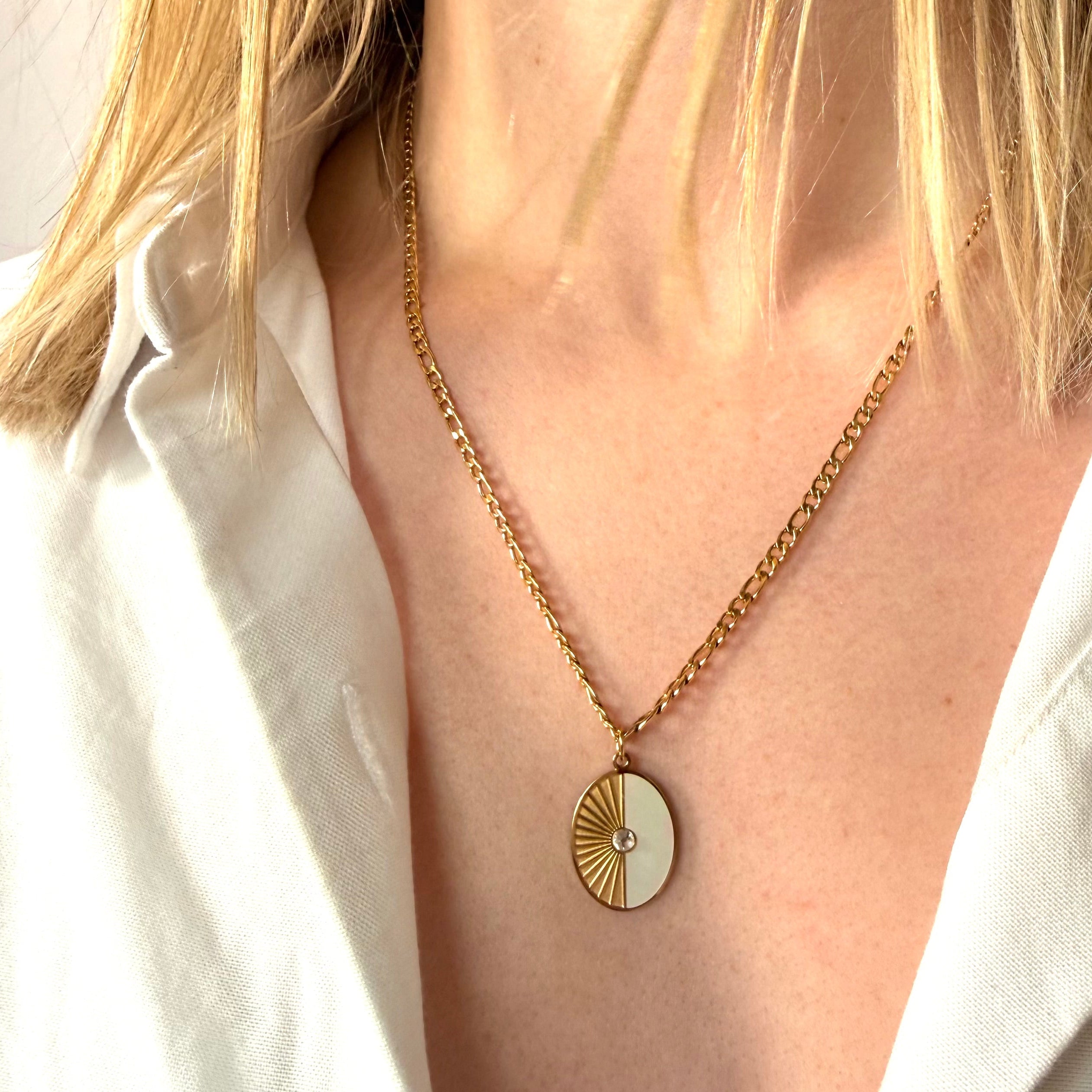 Marina Half Shell Necklace