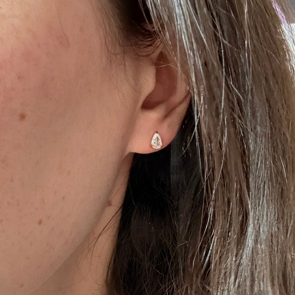 Elira Zirconia Teardrop Earrings