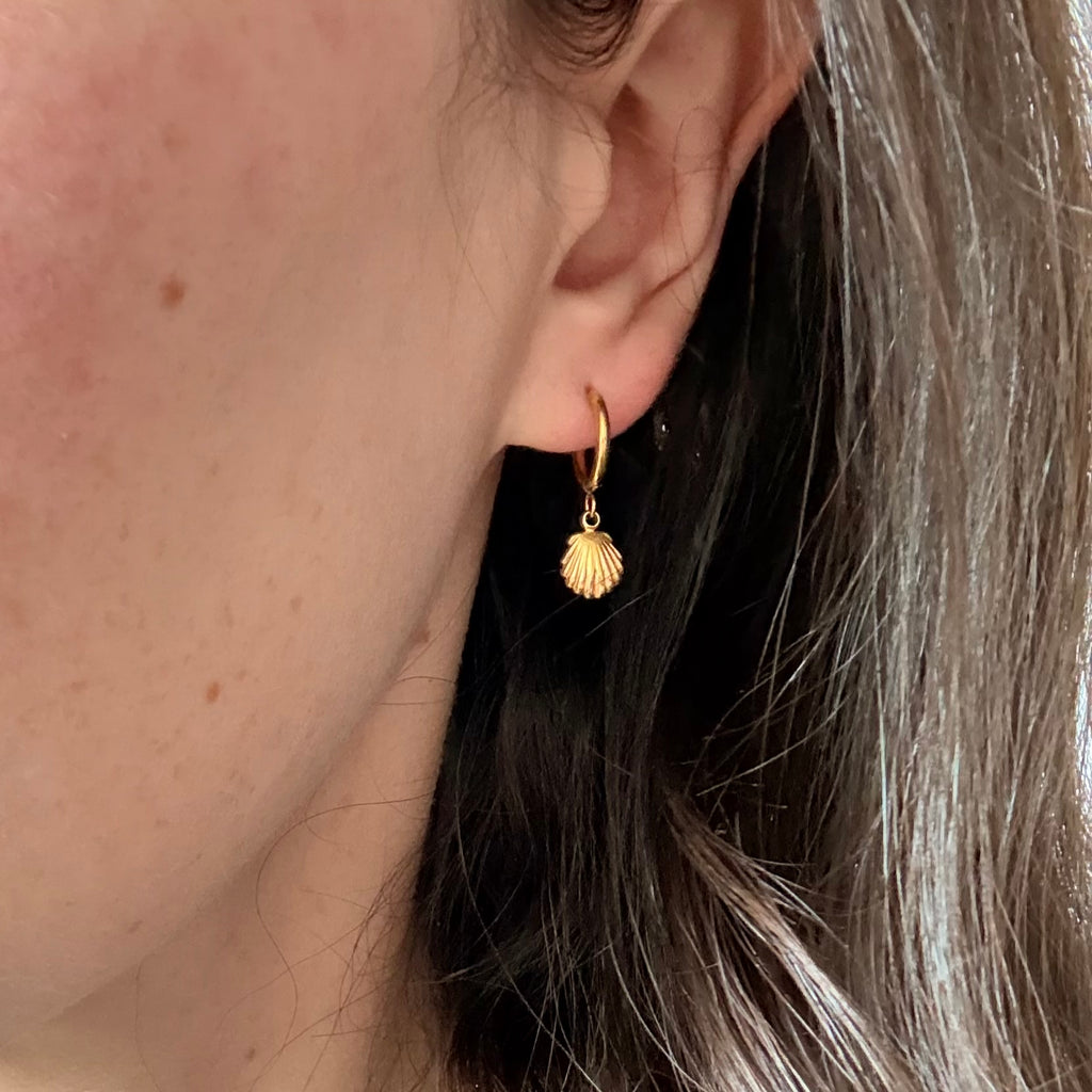 Seashell Drop Earrings