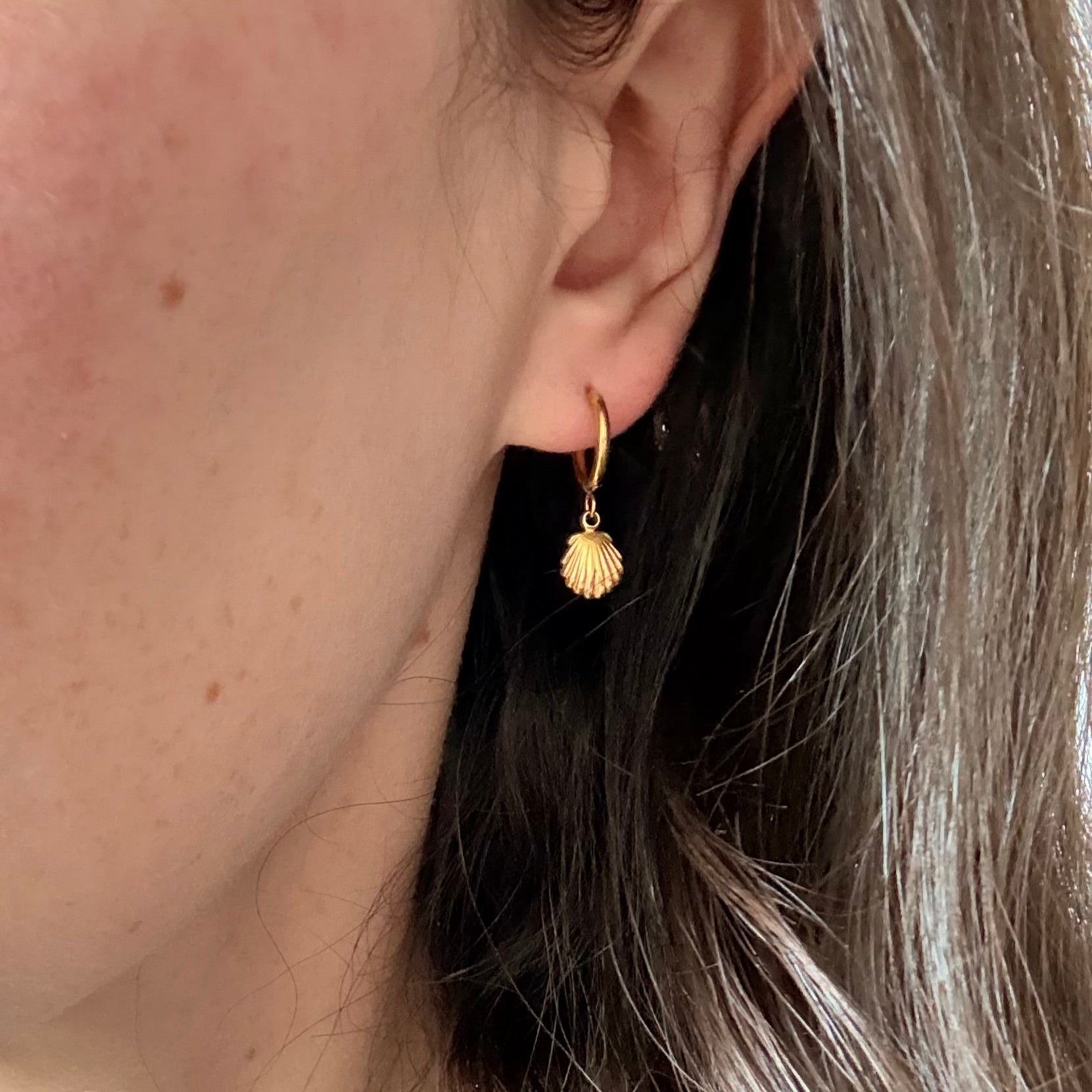 Seashell Drop Earrings