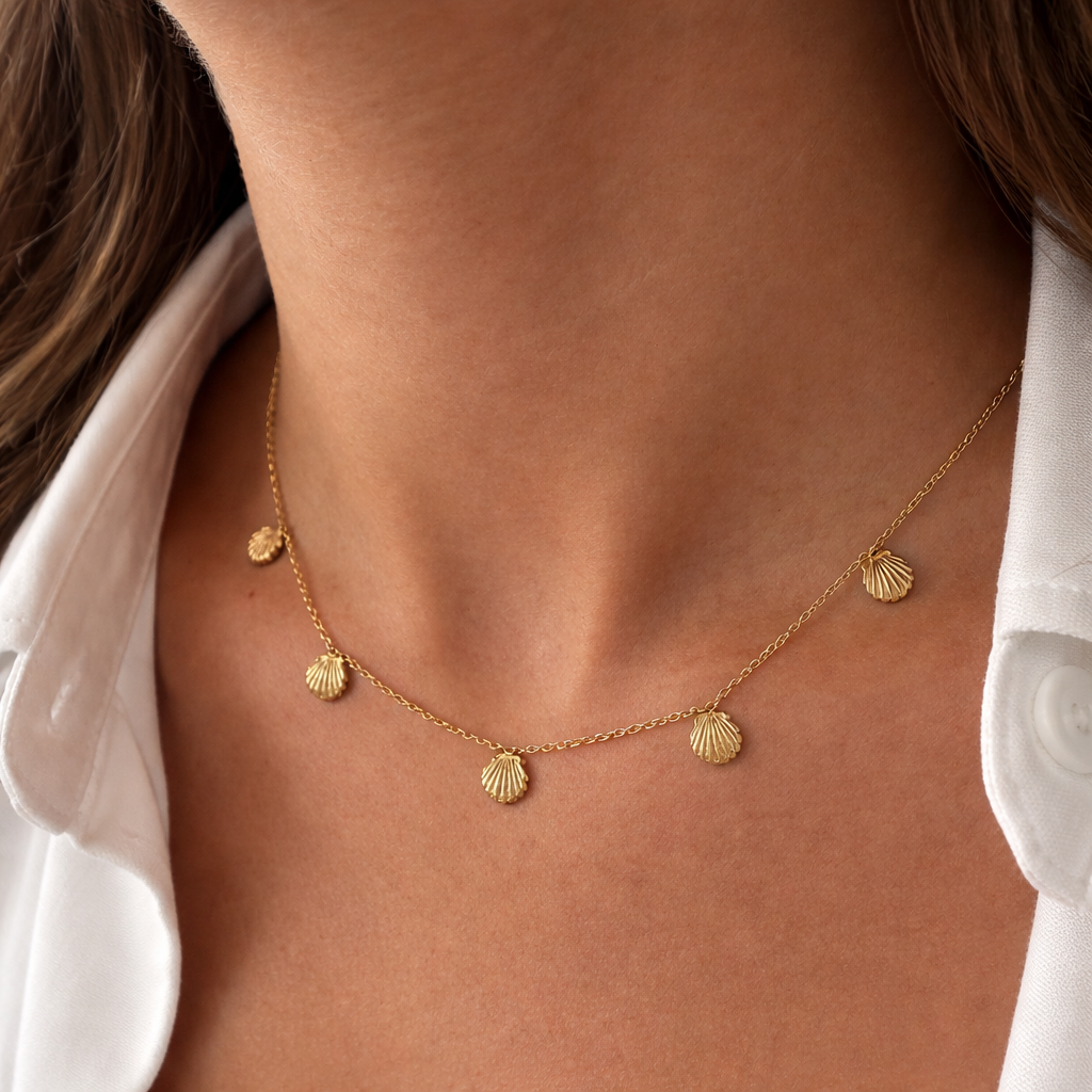 Seashell Charm Necklace