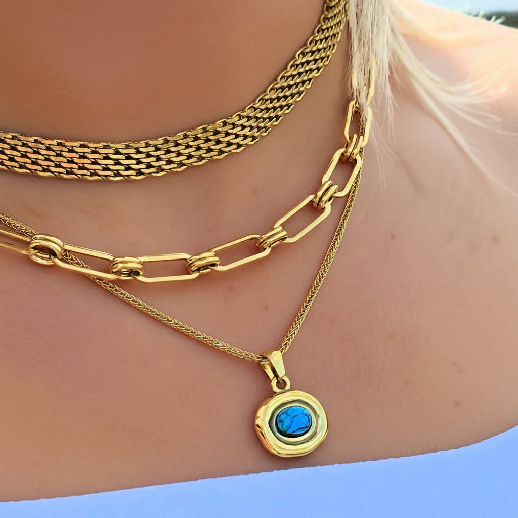 Turquoise Pendant Necklace