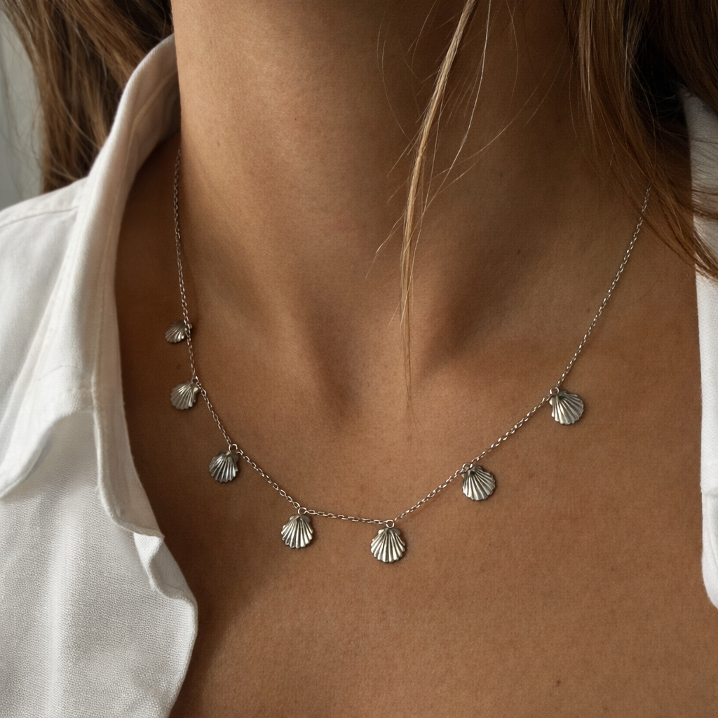 Seashell Charm Necklace